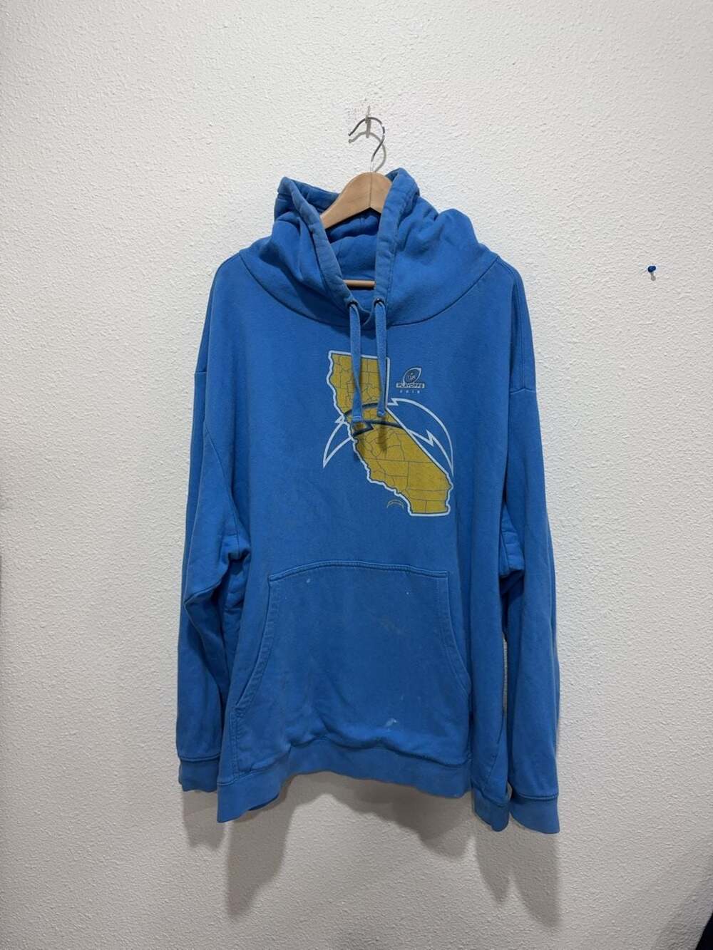 NFL Pro Line Fanatics Los Angeles Chargers 2018 Men's Playoffs Hoodie Blue
